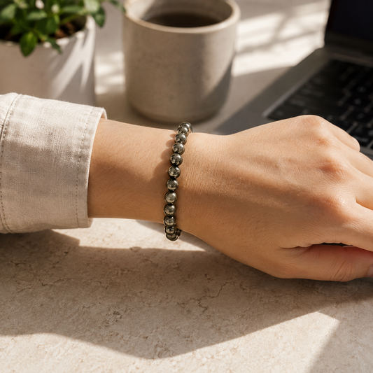 Pyrite Bracelet | Unlock Action, Attract Growth |