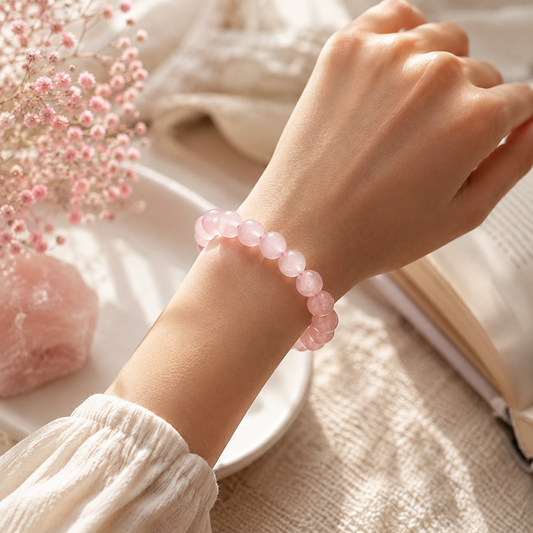 Rose Quartz Bracelet | Self-Love & Heart Healing