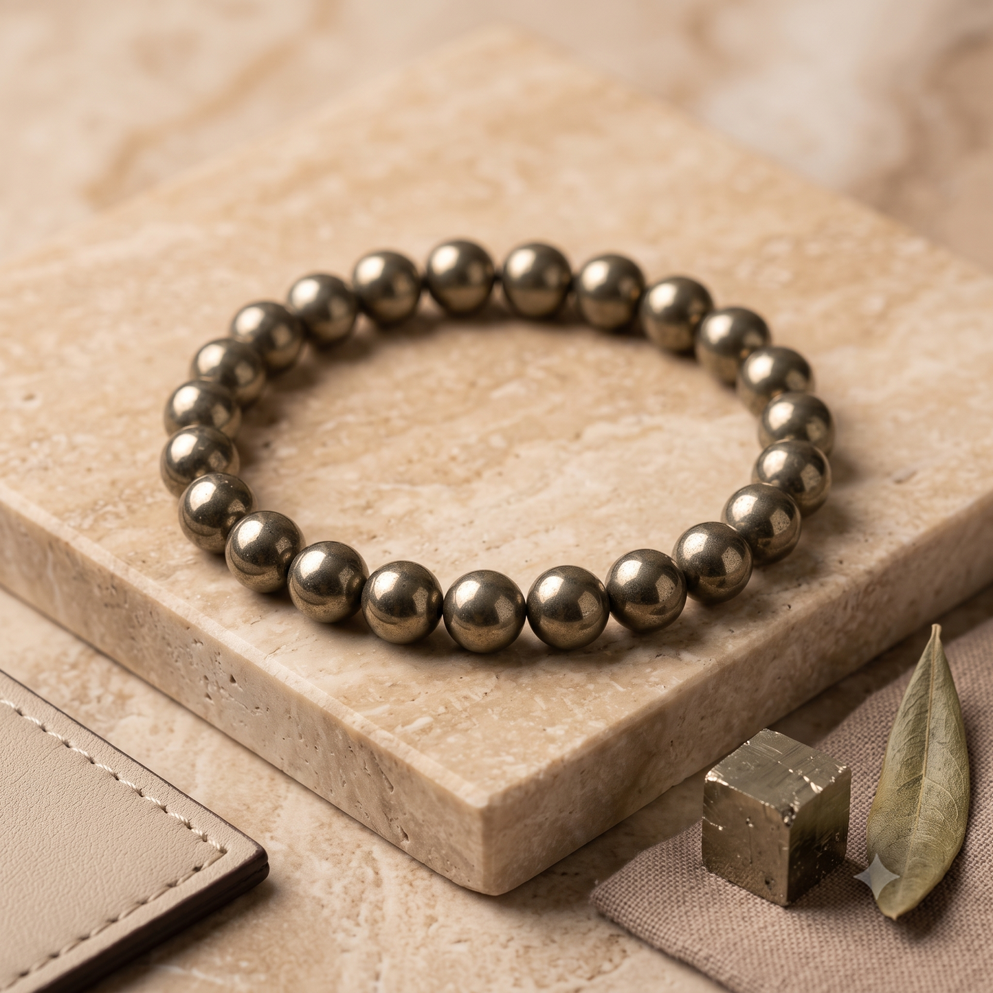 Pyrite Bracelet | Unlock Action, Attract Growth |