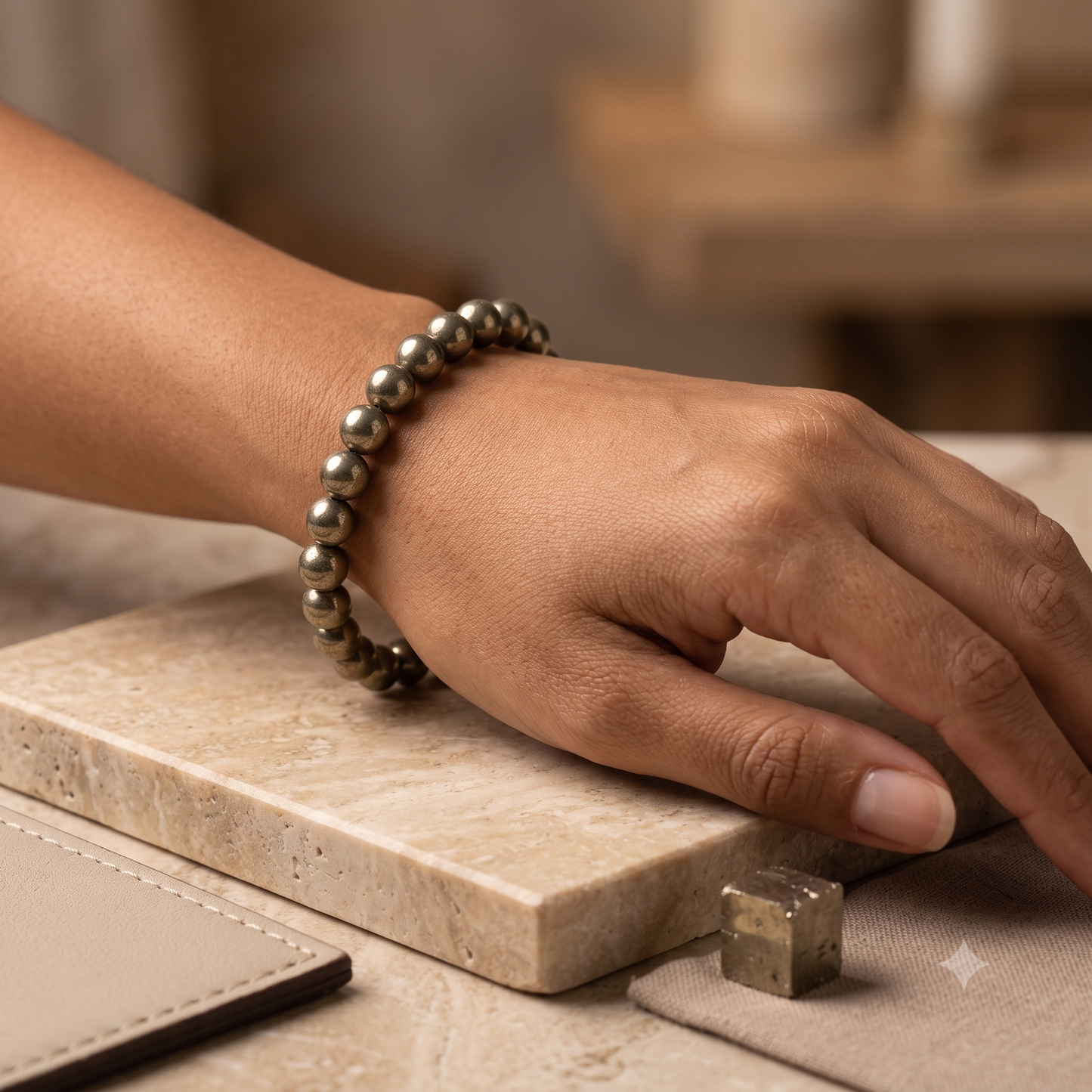 Pyrite Bracelet | Unlock Action, Attract Growth |