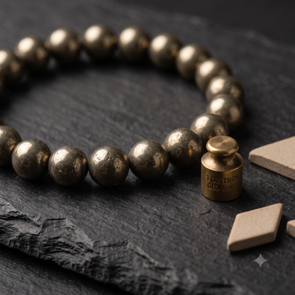 Pyrite Bracelet | Unlock Action, Attract Growth |