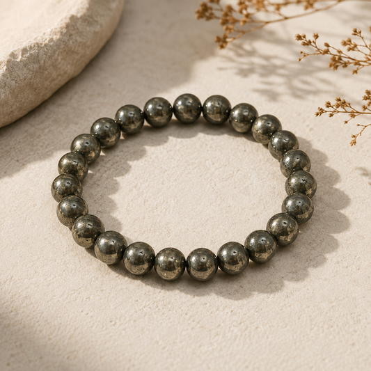Pyrite Bracelet | Unlock Action, Attract Growth |