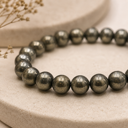 Pyrite Bracelet | Unlock Action, Attract Growth |