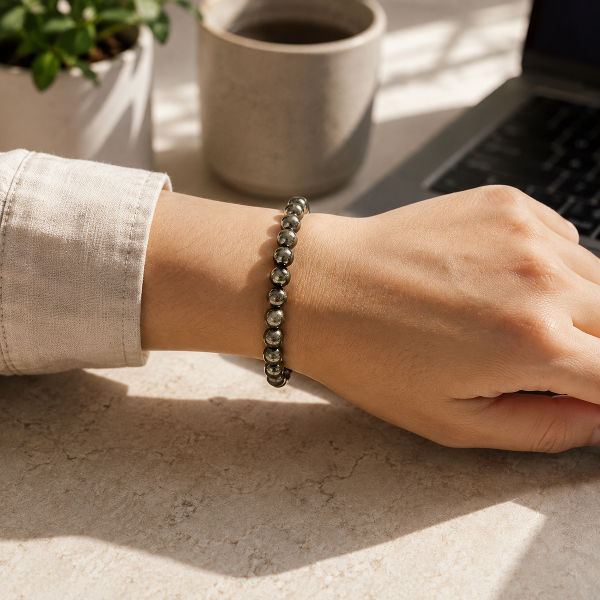 Pyrite Bracelet | Unlock Action, Attract Growth |