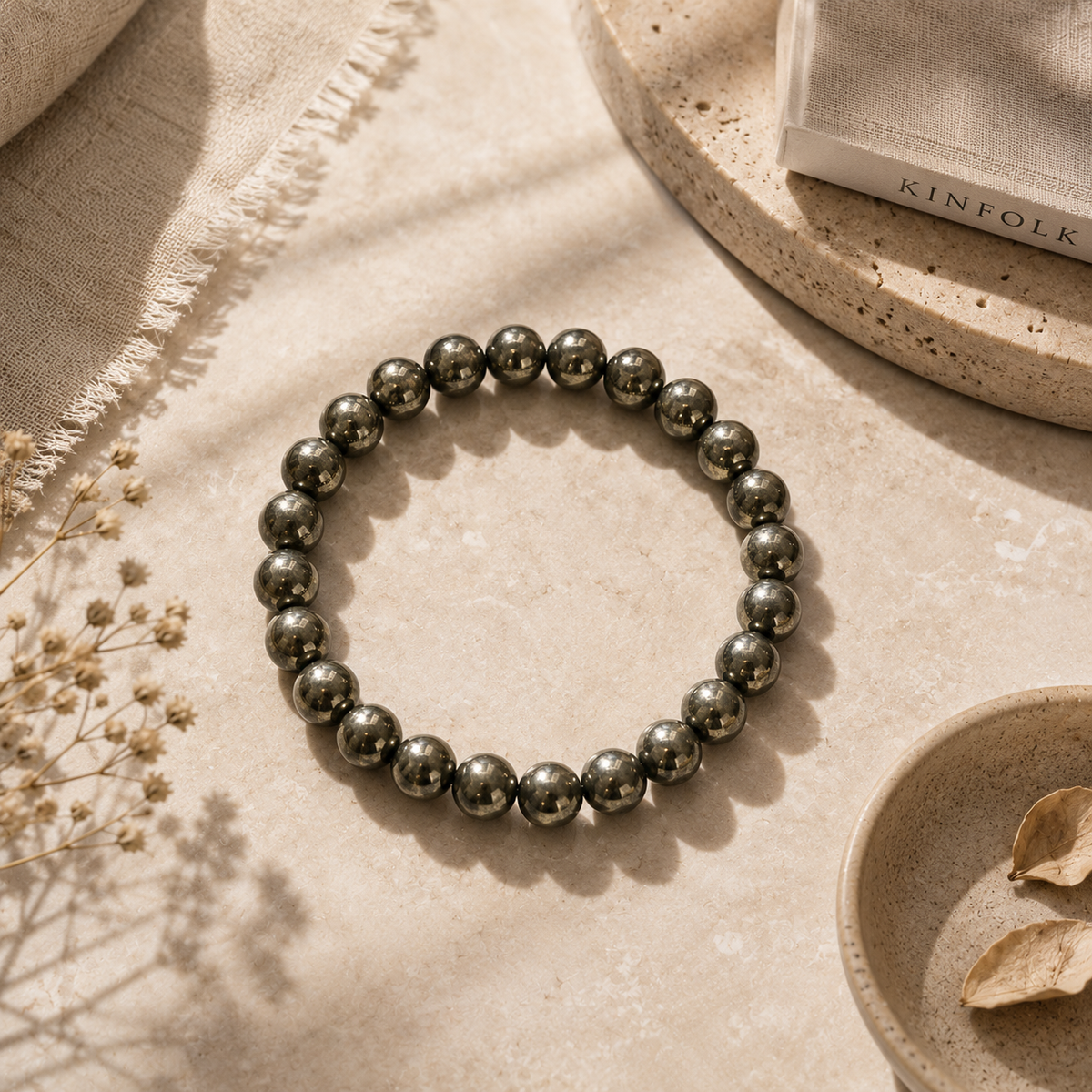 Pyrite Bracelet | Unlock Action, Attract Growth |
