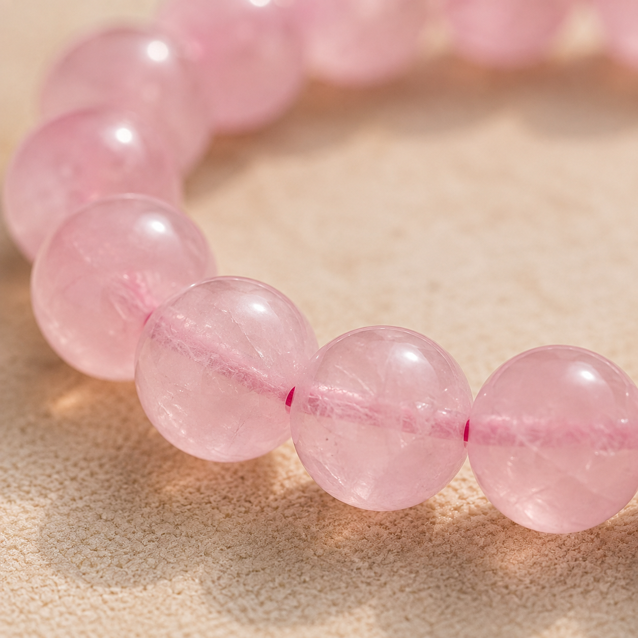 Rose Quartz Bracelet | Self-Love & Heart Healing